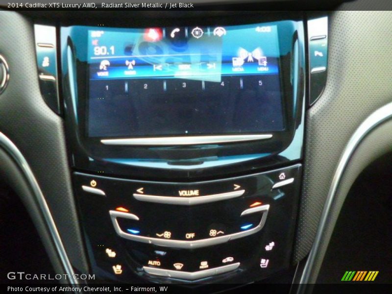 Radiant Silver Metallic / Jet Black 2014 Cadillac XTS Luxury AWD