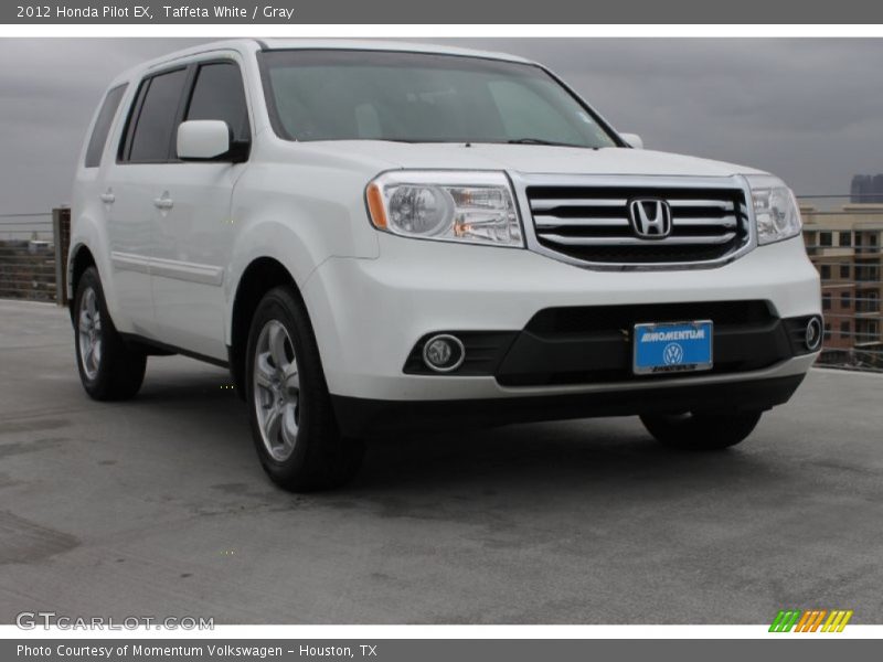 Taffeta White / Gray 2012 Honda Pilot EX