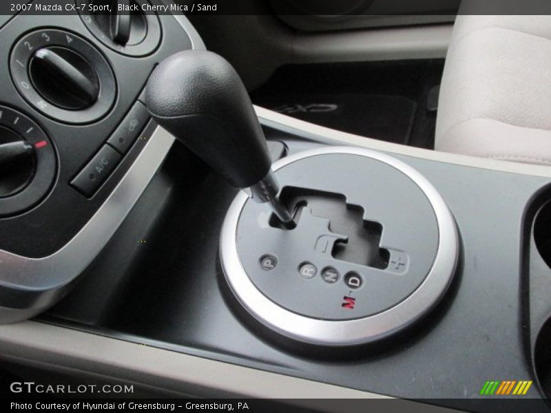 Black Cherry Mica / Sand 2007 Mazda CX-7 Sport