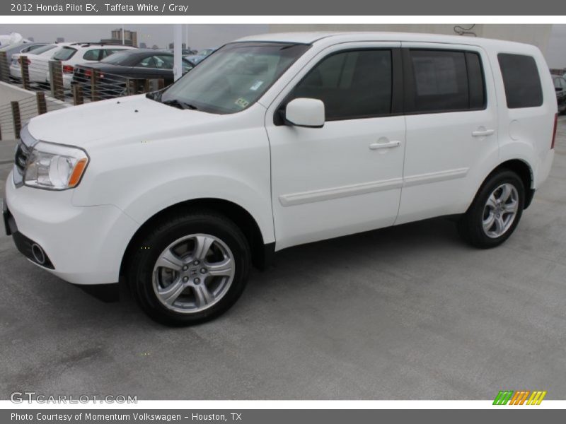 Taffeta White / Gray 2012 Honda Pilot EX