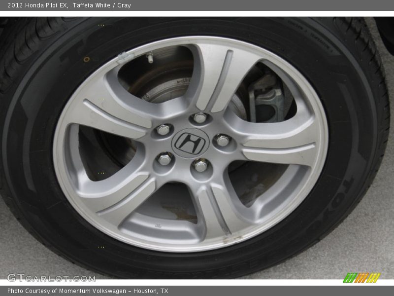 Taffeta White / Gray 2012 Honda Pilot EX
