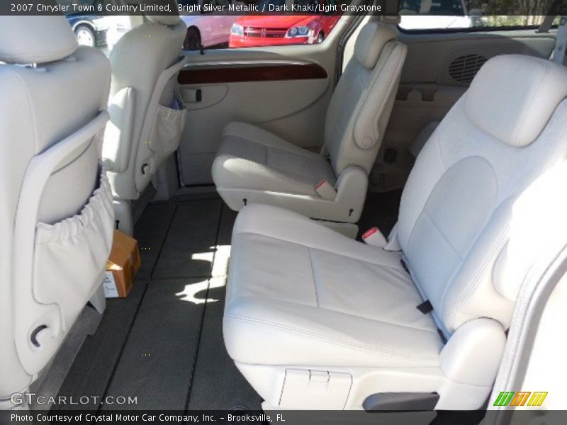 Bright Silver Metallic / Dark Khaki/Light Graystone 2007 Chrysler Town & Country Limited