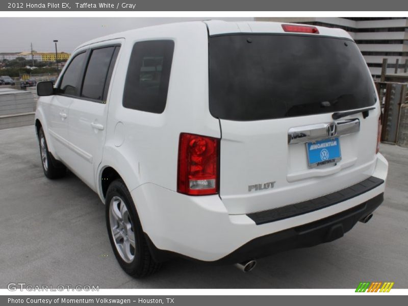 Taffeta White / Gray 2012 Honda Pilot EX