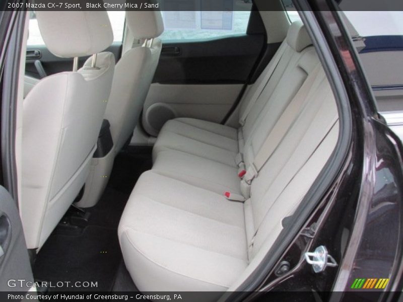 Black Cherry Mica / Sand 2007 Mazda CX-7 Sport