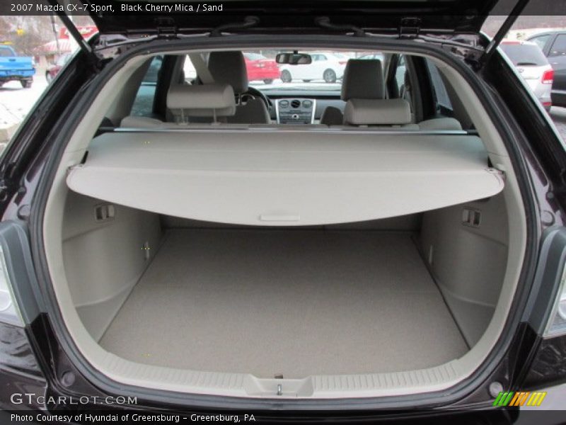 Black Cherry Mica / Sand 2007 Mazda CX-7 Sport