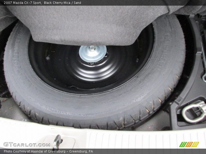 Black Cherry Mica / Sand 2007 Mazda CX-7 Sport