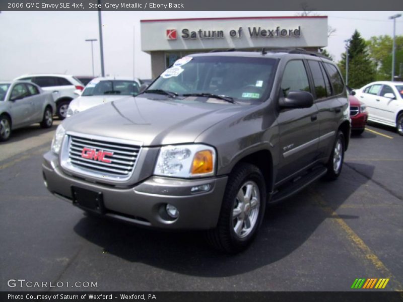 Steel Grey Metallic / Ebony Black 2006 GMC Envoy SLE 4x4