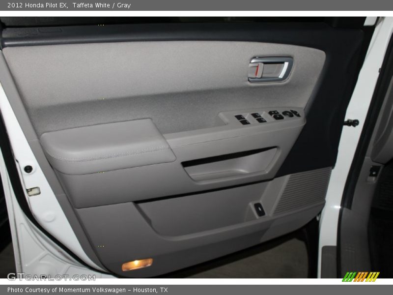 Taffeta White / Gray 2012 Honda Pilot EX