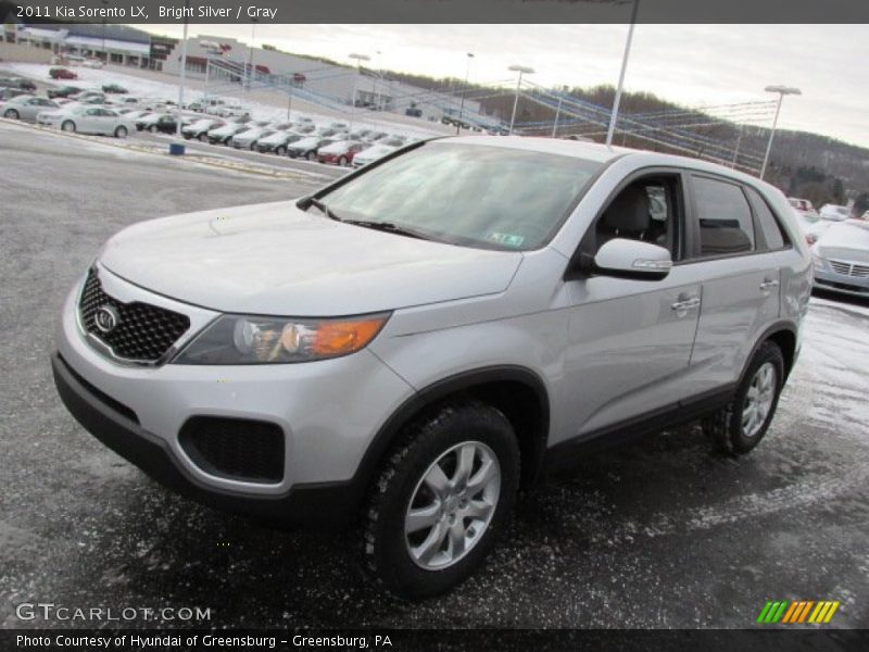 Bright Silver / Gray 2011 Kia Sorento LX