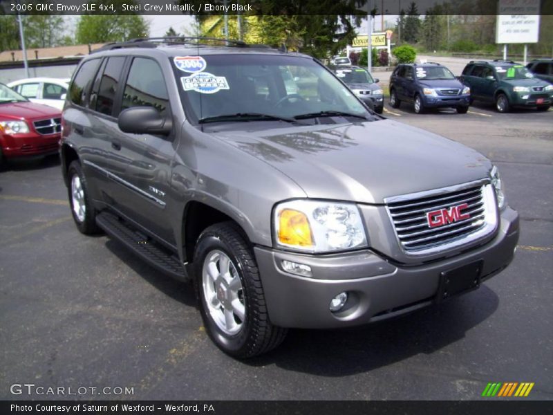 Steel Grey Metallic / Ebony Black 2006 GMC Envoy SLE 4x4