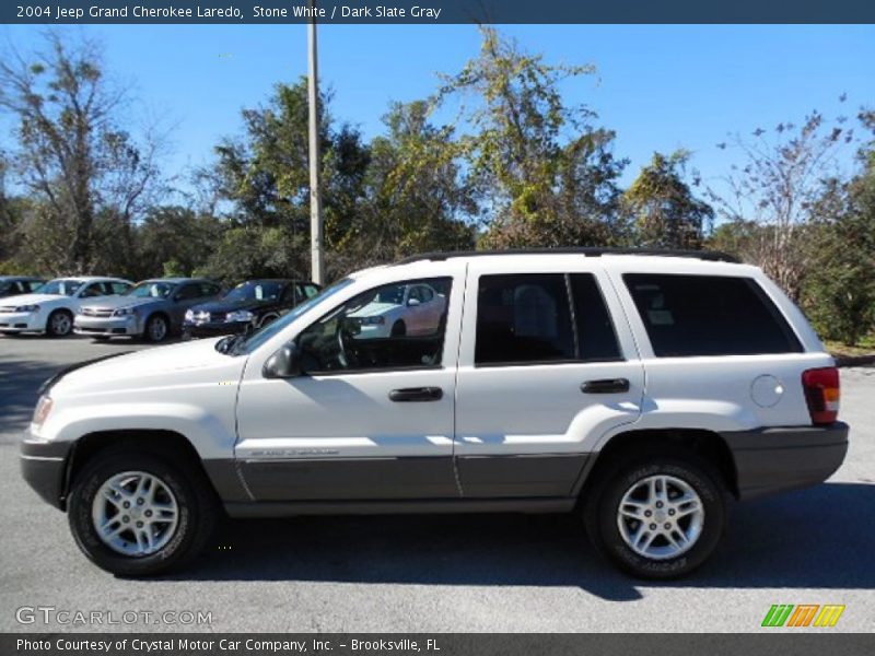 Stone White / Dark Slate Gray 2004 Jeep Grand Cherokee Laredo