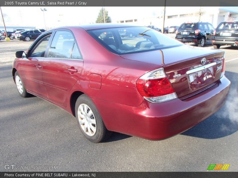 Salsa Red Pearl / Gray 2005 Toyota Camry LE