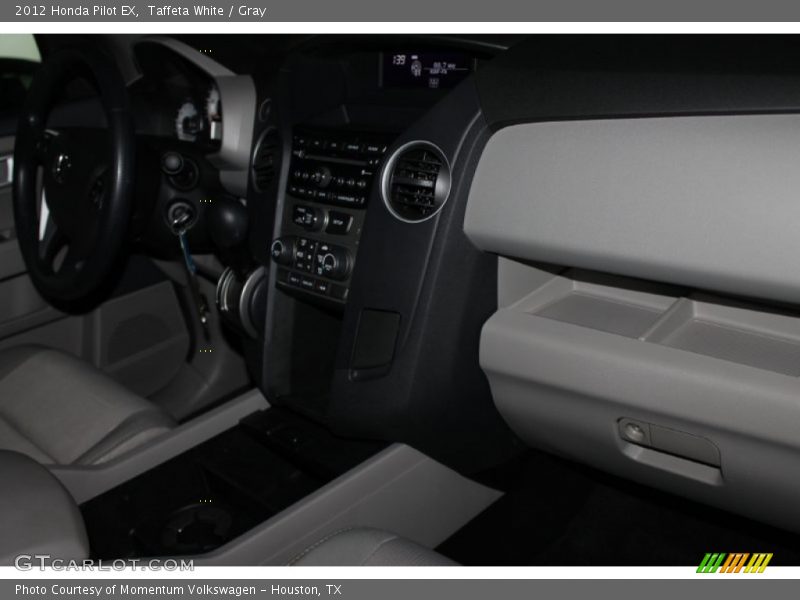 Taffeta White / Gray 2012 Honda Pilot EX