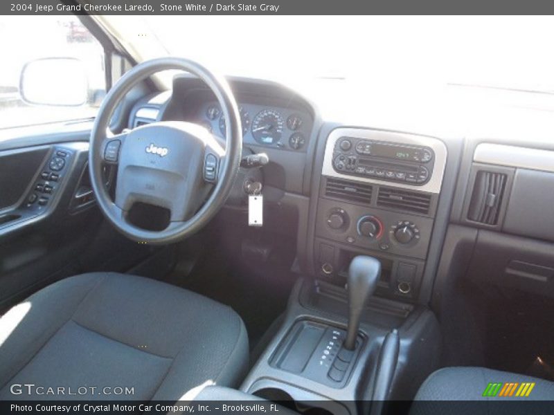Stone White / Dark Slate Gray 2004 Jeep Grand Cherokee Laredo