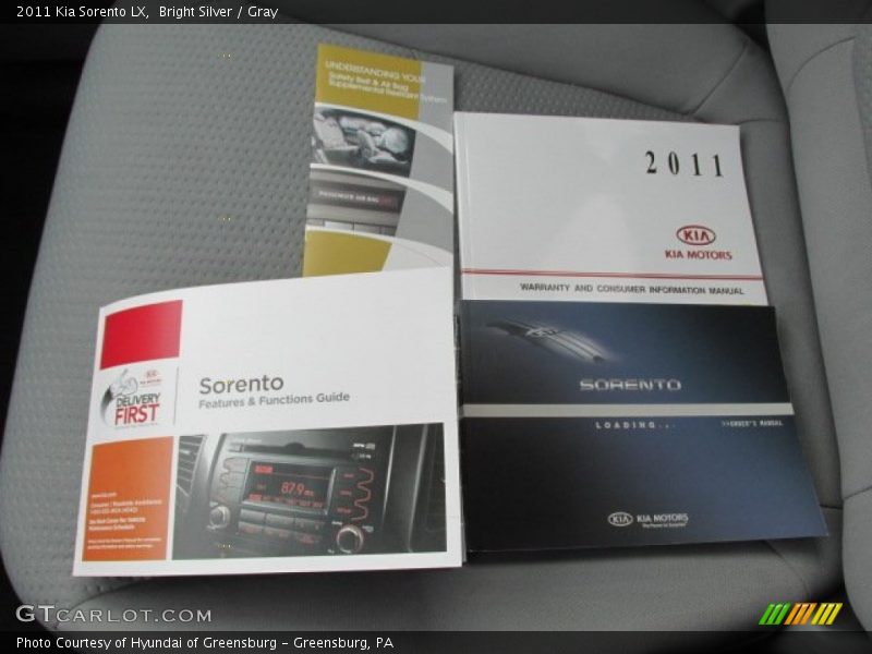 Bright Silver / Gray 2011 Kia Sorento LX