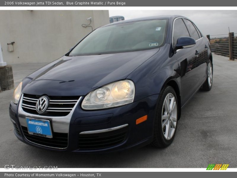 Blue Graphite Metallic / Pure Beige 2006 Volkswagen Jetta TDI Sedan