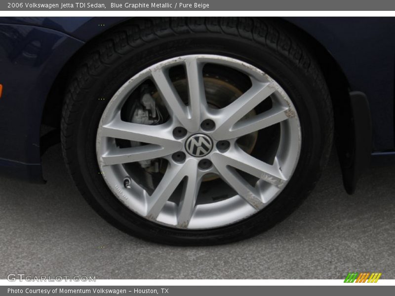 Blue Graphite Metallic / Pure Beige 2006 Volkswagen Jetta TDI Sedan