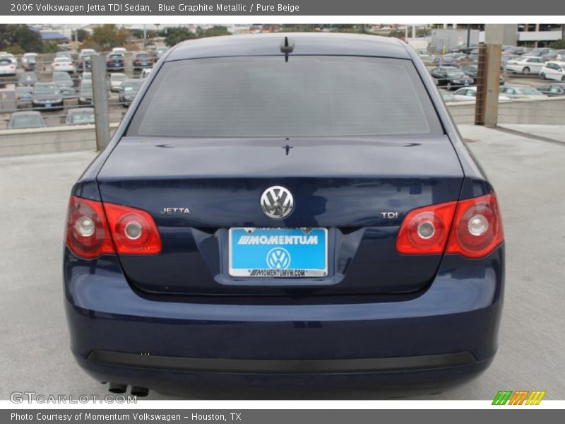 Blue Graphite Metallic / Pure Beige 2006 Volkswagen Jetta TDI Sedan