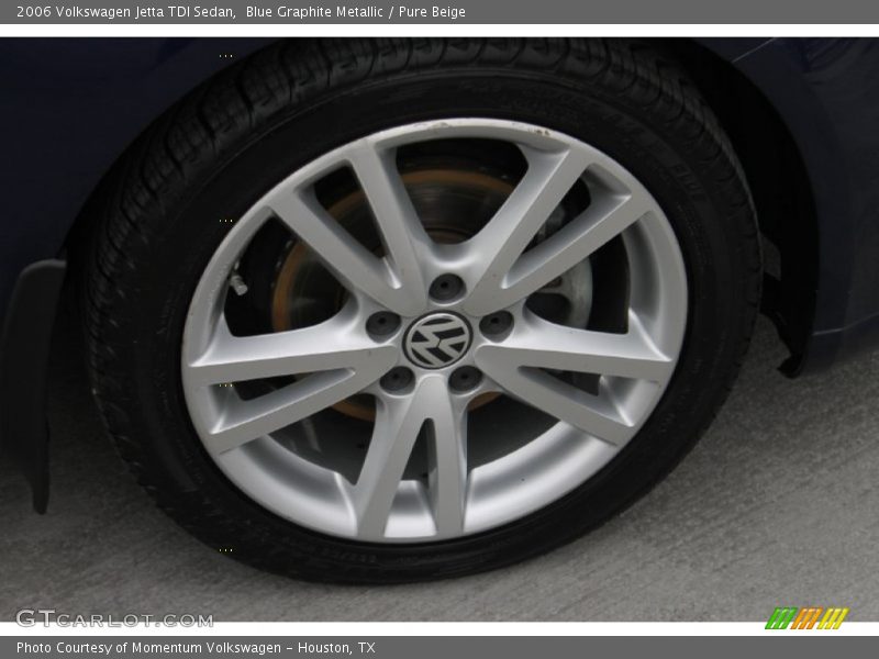 Blue Graphite Metallic / Pure Beige 2006 Volkswagen Jetta TDI Sedan