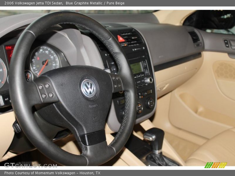 Blue Graphite Metallic / Pure Beige 2006 Volkswagen Jetta TDI Sedan