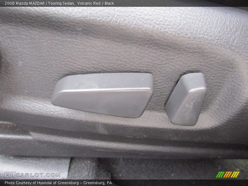 Volcanic Red / Black 2008 Mazda MAZDA6 i Touring Sedan