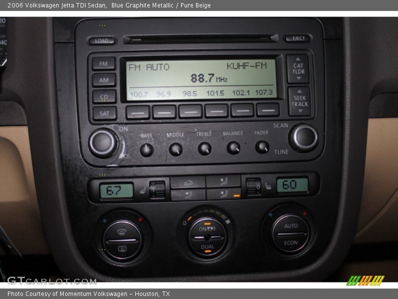 Blue Graphite Metallic / Pure Beige 2006 Volkswagen Jetta TDI Sedan