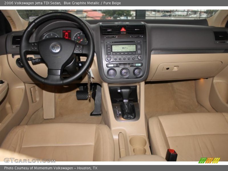 Blue Graphite Metallic / Pure Beige 2006 Volkswagen Jetta TDI Sedan
