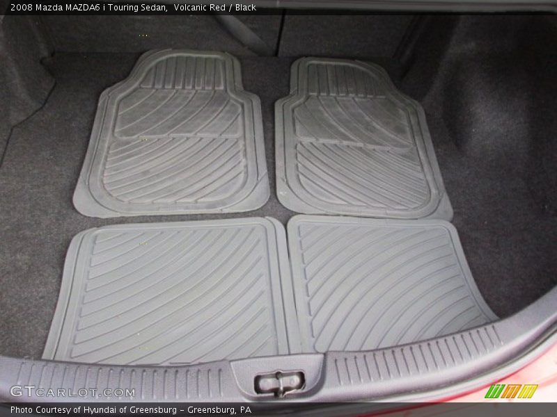 Volcanic Red / Black 2008 Mazda MAZDA6 i Touring Sedan