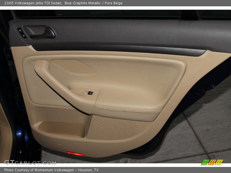 Blue Graphite Metallic / Pure Beige 2006 Volkswagen Jetta TDI Sedan