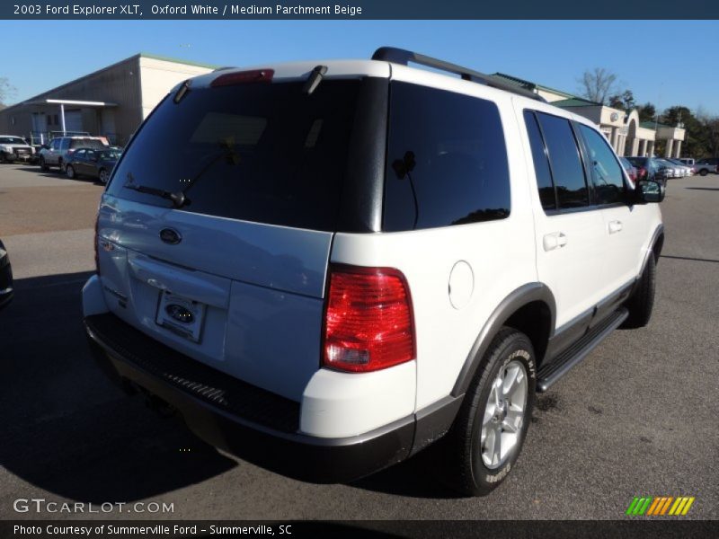 Oxford White / Medium Parchment Beige 2003 Ford Explorer XLT
