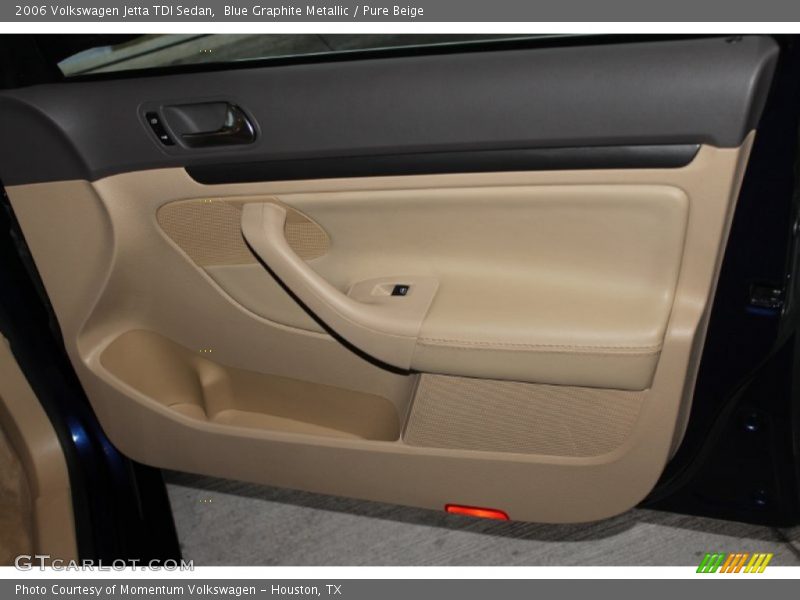 Blue Graphite Metallic / Pure Beige 2006 Volkswagen Jetta TDI Sedan