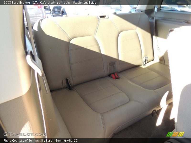 Oxford White / Medium Parchment Beige 2003 Ford Explorer XLT