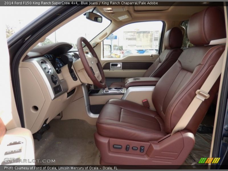 Front Seat of 2014 F150 King Ranch SuperCrew 4x4