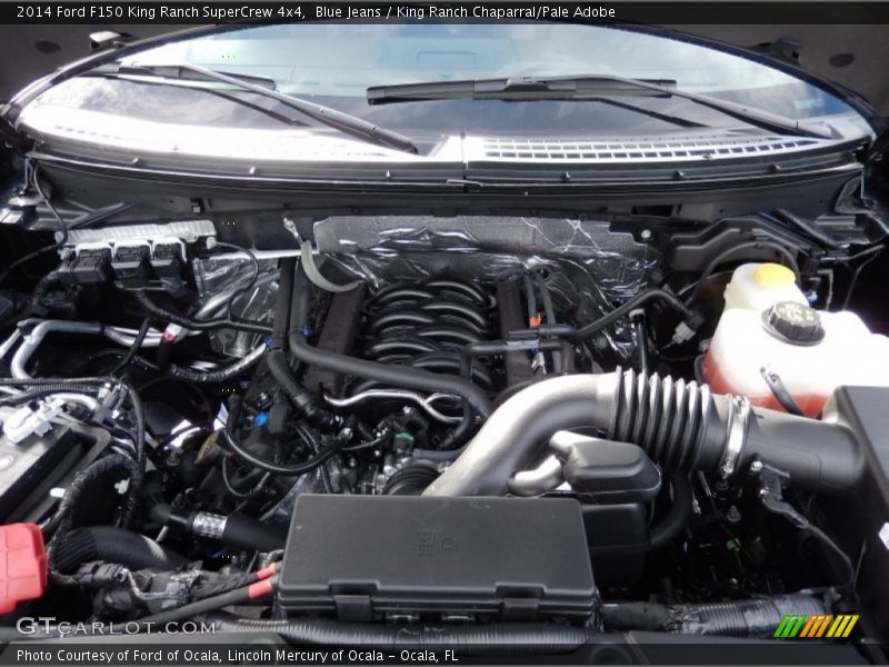  2014 F150 King Ranch SuperCrew 4x4 Engine - 5.0 Liter Flex-Fuel DOHC 32-Valve Ti-VCT V8