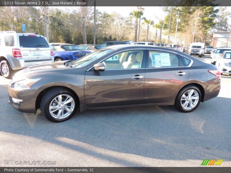 Java Metallic / Beige 2013 Nissan Altima 2.5 SL