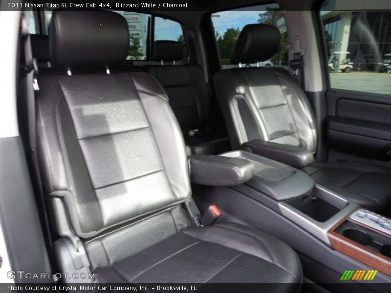 Front Seat of 2011 Titan SL Crew Cab 4x4
