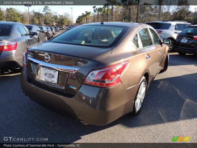 Java Metallic / Beige 2013 Nissan Altima 2.5 SL