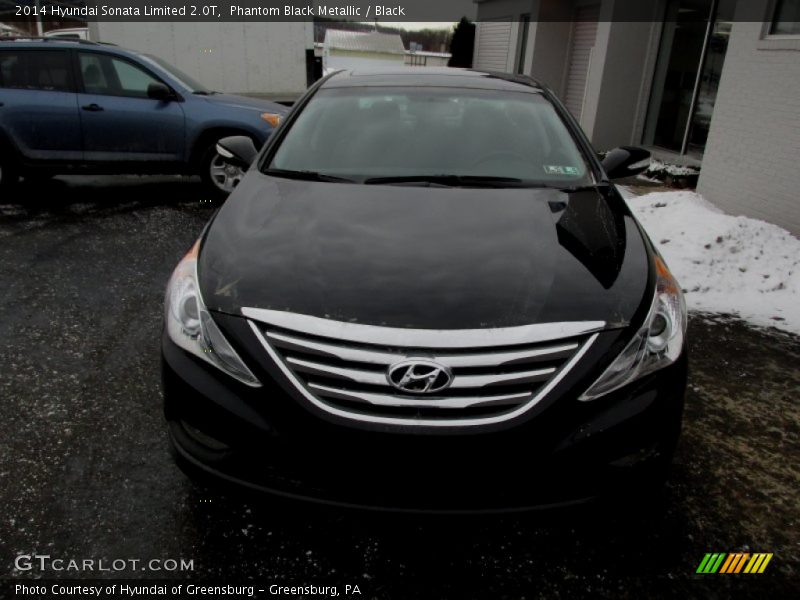 Phantom Black Metallic / Black 2014 Hyundai Sonata Limited 2.0T