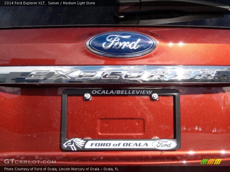 Sunset / Medium Light Stone 2014 Ford Explorer XLT