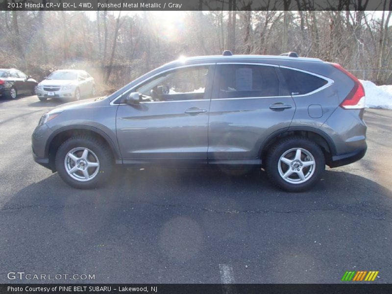 Polished Metal Metallic / Gray 2012 Honda CR-V EX-L 4WD