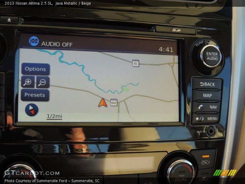 Java Metallic / Beige 2013 Nissan Altima 2.5 SL