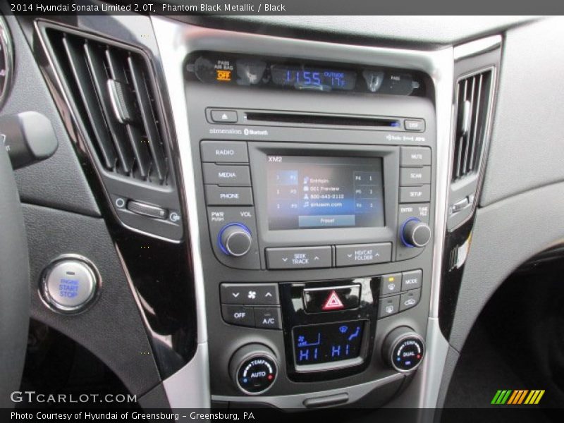 Phantom Black Metallic / Black 2014 Hyundai Sonata Limited 2.0T