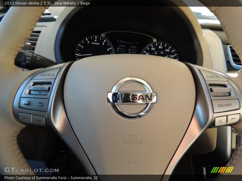 Java Metallic / Beige 2013 Nissan Altima 2.5 SL