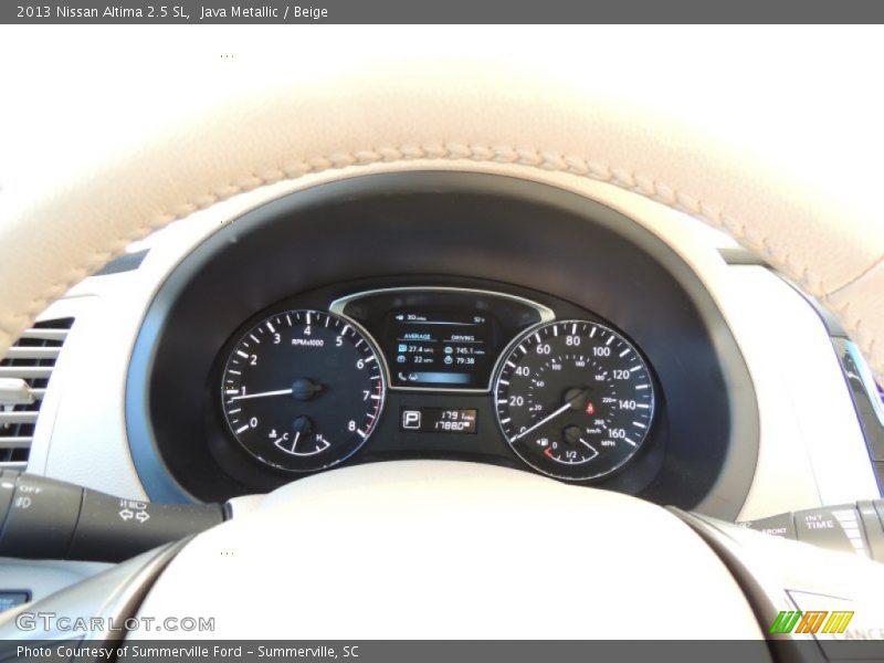 Java Metallic / Beige 2013 Nissan Altima 2.5 SL