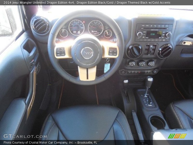 Dragon Edition Black/Gold / Dragon Themed Black w/Gold Accents 2014 Jeep Wrangler Unlimited Dragon Edition 4x4