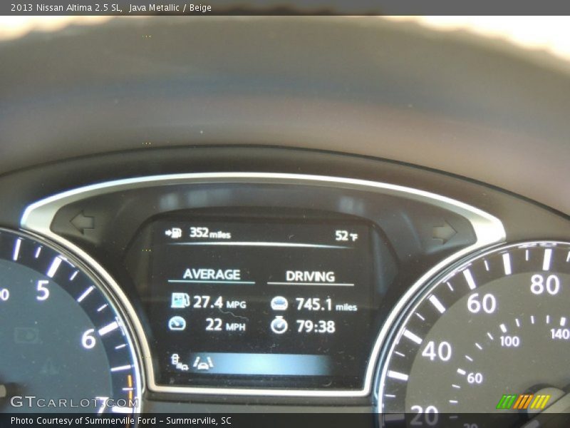 Java Metallic / Beige 2013 Nissan Altima 2.5 SL