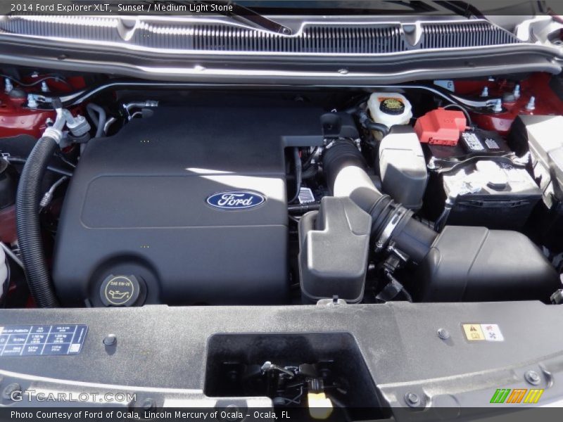 Sunset / Medium Light Stone 2014 Ford Explorer XLT