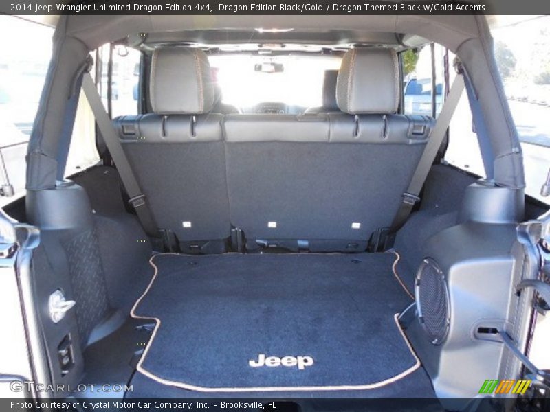 Dragon Edition Black/Gold / Dragon Themed Black w/Gold Accents 2014 Jeep Wrangler Unlimited Dragon Edition 4x4