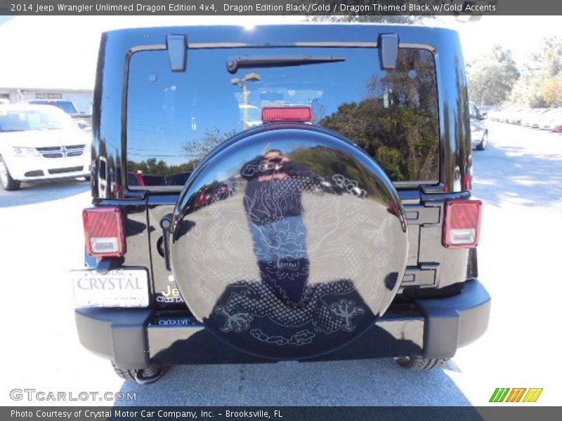 Dragon Edition Black/Gold / Dragon Themed Black w/Gold Accents 2014 Jeep Wrangler Unlimited Dragon Edition 4x4