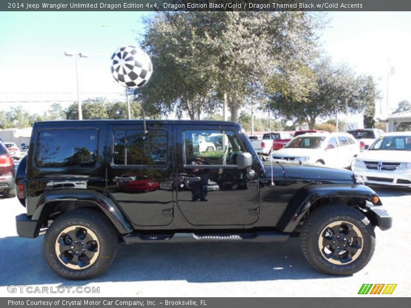 Dragon Edition Black/Gold / Dragon Themed Black w/Gold Accents 2014 Jeep Wrangler Unlimited Dragon Edition 4x4